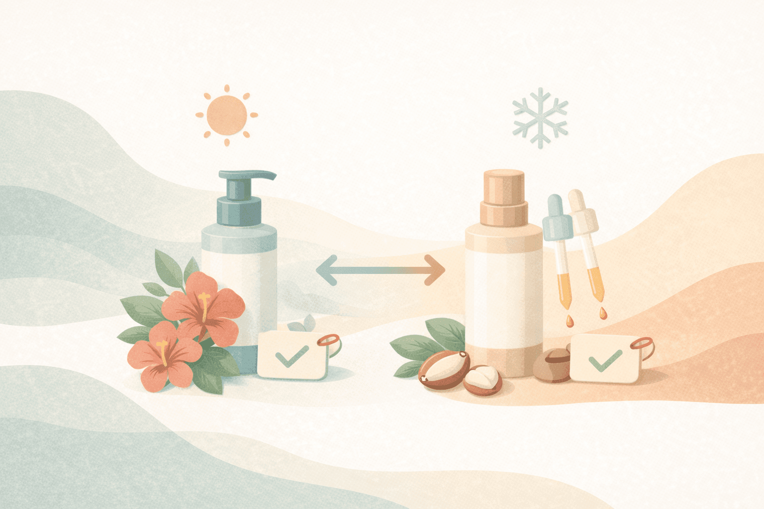 肌にも衣替えを。季節で変える「成分チョイス」の正解ガイド